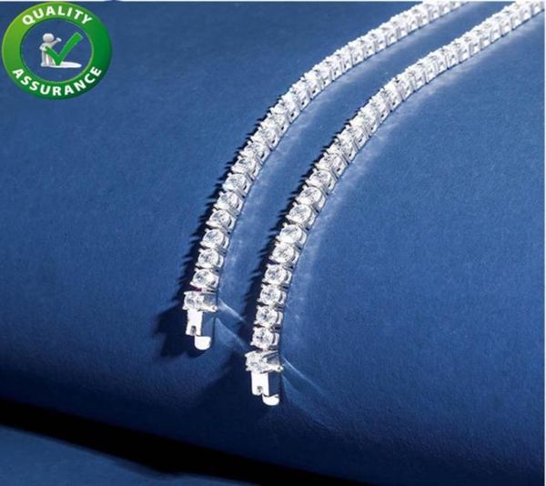 

luxury designer 925 sterling silver bracelet hip hop jewelry mens bracelets for love ices out diamond tennis bracelet rapper acces1101795, Golden;silver