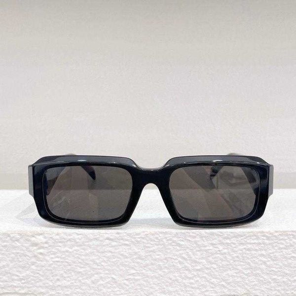 

designer sunglasses new spr17w square black sunglasses for women with big face thin small red book the same type of men's sunglasses, White;black