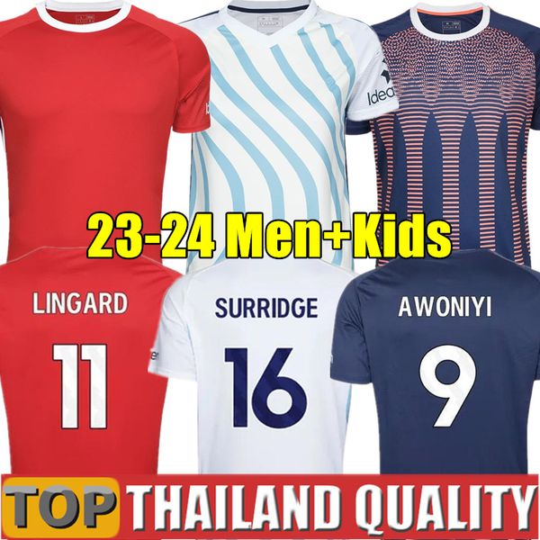 

nottingham 23 24 soccer jerseys grabban johnson surridge 2023 forest awoniyi ameobi mighten krovinovic zinckernagel lingard football shirt m, Black;yellow