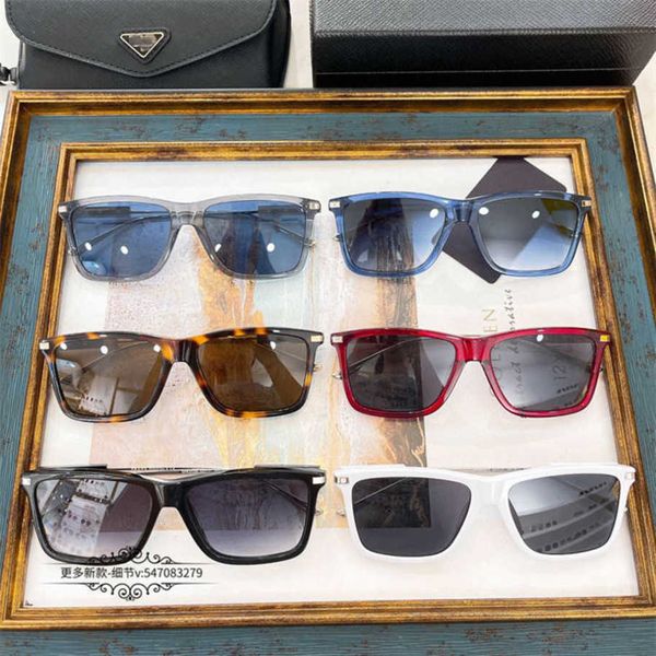 

2023 new luxury designer p family personality fashion business ins net red same style sunglasses women square sunglasses men trendy spr01zs, White;black