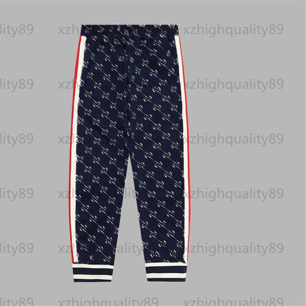 

designer pants women casual trouser luxury womens clothing jacquard fabrics letters dark design elastic band slimming trousers everyday wear, Black;white