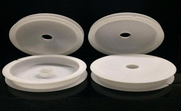 

6.7cm*1.3cm empty plastic spools for diy beading thread string line cord roller wholesale price2899095, White;red
