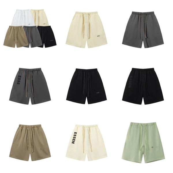 

mens womens mens shorts designer essentail shorts clothing apparel essen shorts cotton sports fashion short street style tide knee length sh, White;black