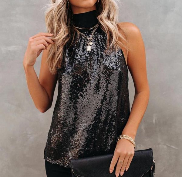 

women office sequins blouse hollow out female halter chiffon long sleeve shirt ladies trim slim exposed navel blusas women05607002, White
