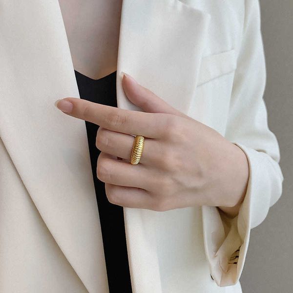 

accessories diamond ring luxury designer necklace flowers clover bangle women fashion titanium steel goldplated finger private stainless cre, Silver