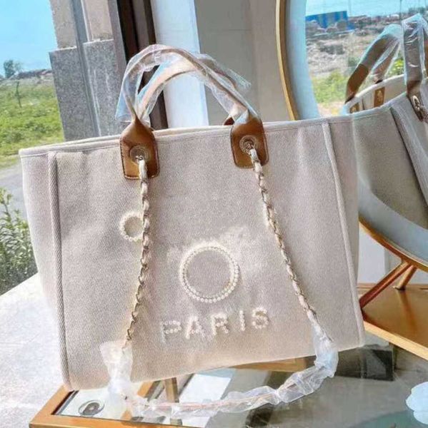 

luxury fashion women's beach bags pearl hand bag brand cc designers women tote evening handbag large capacity female backpacks small po