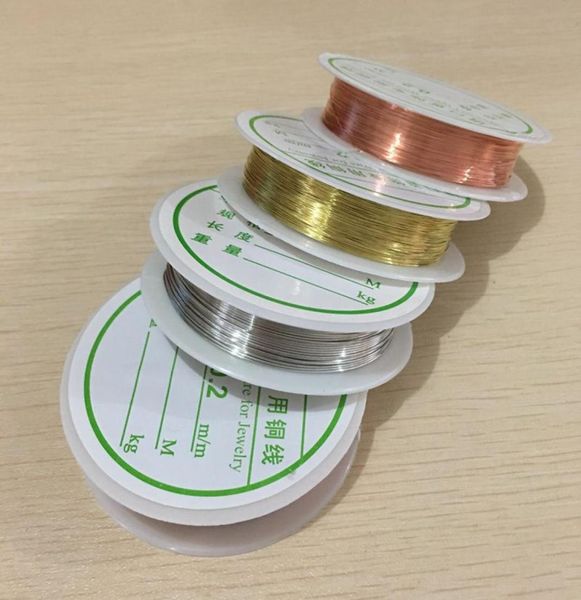 

02mm to 1mm copper color metal copper wire very strong can make shape diy jewelry making findings accessories3622223, White;red