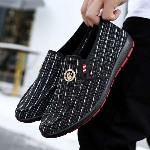 

designer mens casual shoes classic platform sneakers grey black loafers leahter trainer outdoor sports jogging flats trainers men shoe size