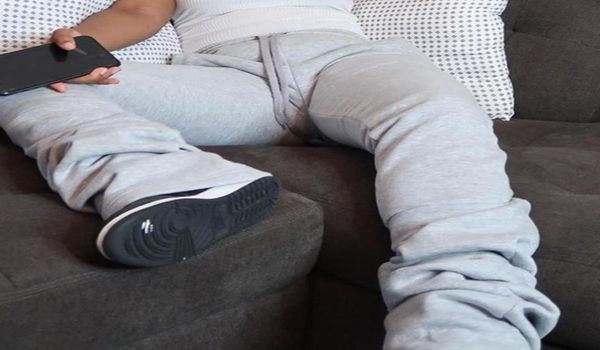 

women039s pants capris high waist drawstring stacked sweatpants solid color bell bottom flare jogger workout sport thick warm4431223, Black;white