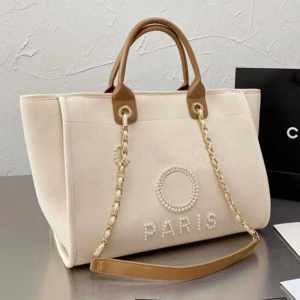 

luxury women's fashion beach bags pearl hand bag brand cc designers women tote evening handbag large capacity female backpacks small po