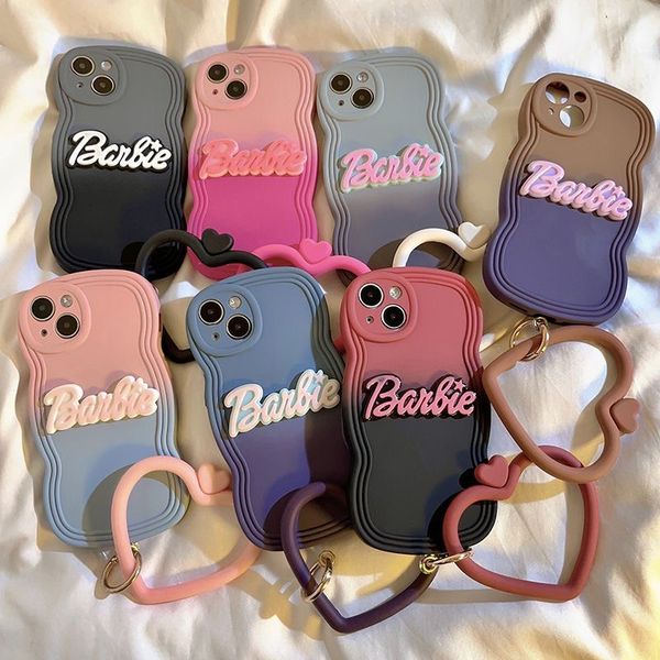

cute barbie phone case for iphone14pro cartoon max apple 13 phone case 12 anti-fall xr female 11 iphone xs max case