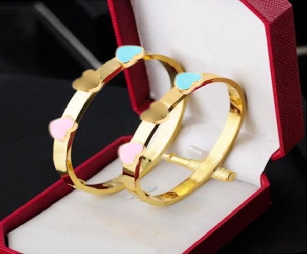

woman fashion bracelets silver ladies rose gold bangle men diamond luxury designer jewelry bracelet stainless steel womens mens wi6414628, Black