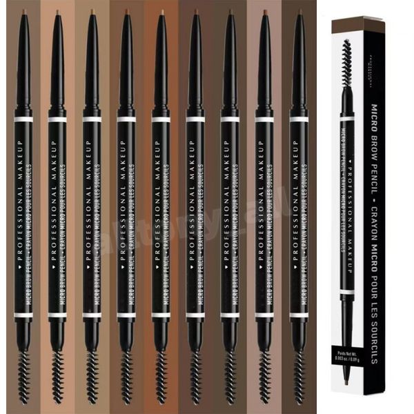 

brand makeup extremely fine double head eyebrow pencil waterproof eyebrow tattoo pen 7 colors