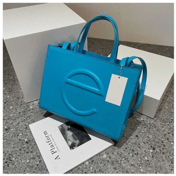 

designer telfars crossbody shopping bag texture handbag women's large capacity shoulder messenger tote bag niche high sense
