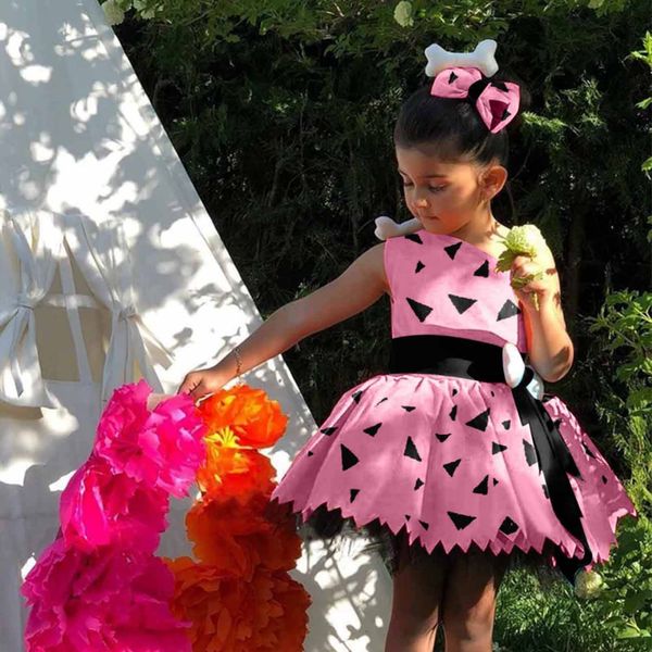 

girl s dresses children halloween costume toddler baby girl fancy carnival party tutu dress caveman cosplay kids up clothing 230802, Red;yellow