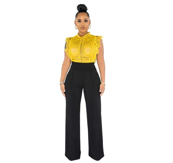 

women stretchy wide leg pants slacks casual back zipper high waist straight dress long pants work6979892, Black;white
