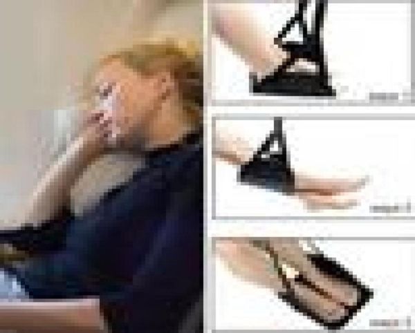 

comfy hanger travel airplane footrest hammock made with memory foam foot resting hammock for travel office3744166551