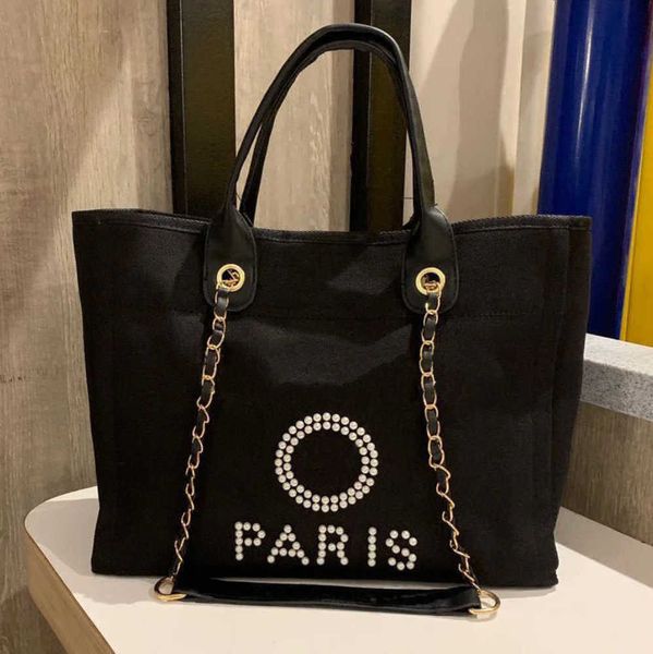 

fashion women's luxury beach bags pearl hand bag brand cc designers women tote evening handbag large capacity female backpacks small po