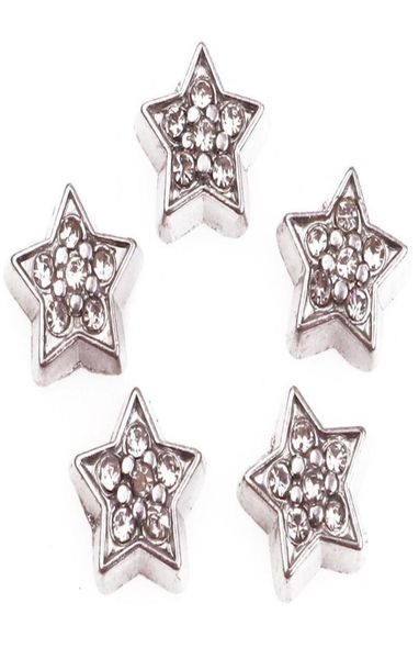 

20pclot rhinestones star floating locket charms diy alloy accessories fit for magnetic living memory locket pendant fashion jewel9283055, Bronze;silver