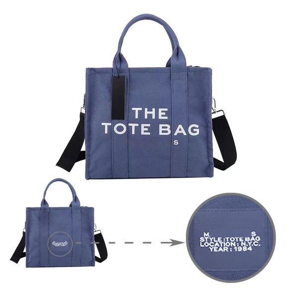 

7a designer leather handbag the tote bag marc womens jobobs handbag signature branding totes bags shoulder crossbody colorblock bags canvas