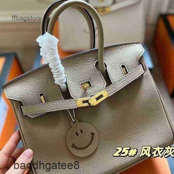 

h ermes birkins mini bags designer leather shoulder handbag 25cm bag burkin g5ez