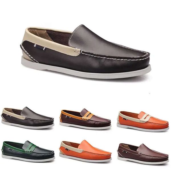 

loafers shoes fashon men casual black green coffee orange navy brown mens sneakers trainers outdoor jogging walking two835 s