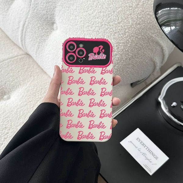 

iphone 12 case sals shockproof tpu barbie phone case for iphone se to 11 pro max 2023 case soft