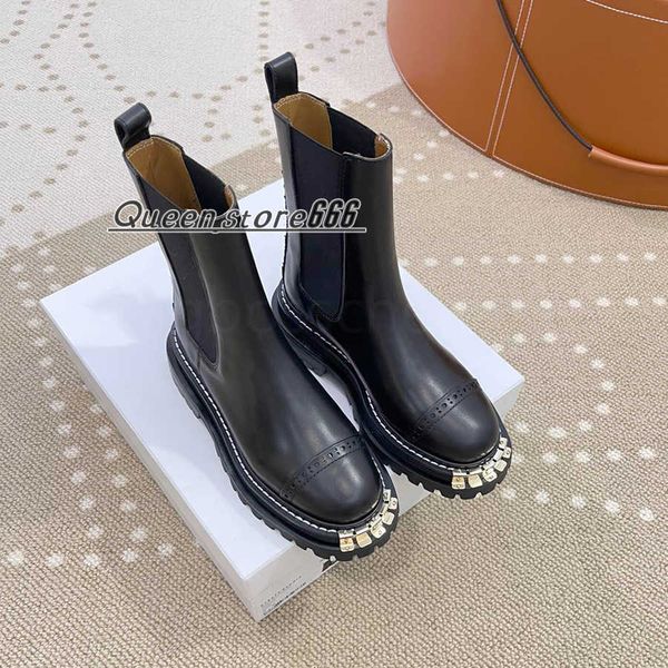 

luxury designer martin boots women's short boots sandro lace up boots leather thick bottom black ankle combat boots biker boots outdoor