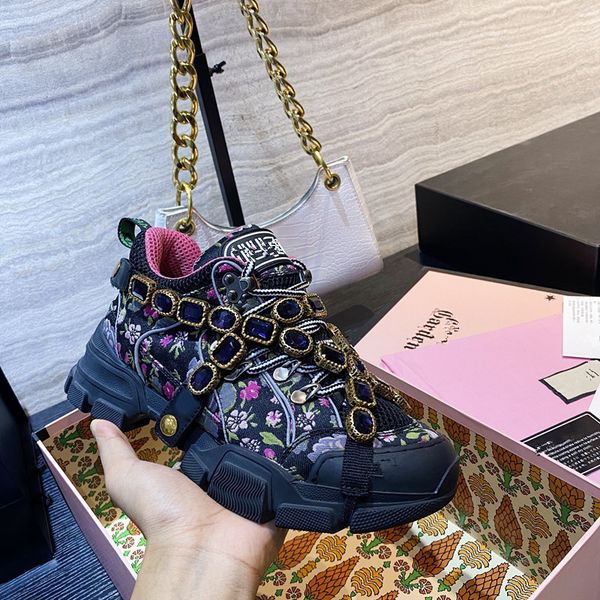 

designer casual shoes leather lace up oversized sneakers platform women men flat white black espadrilles classic 0802