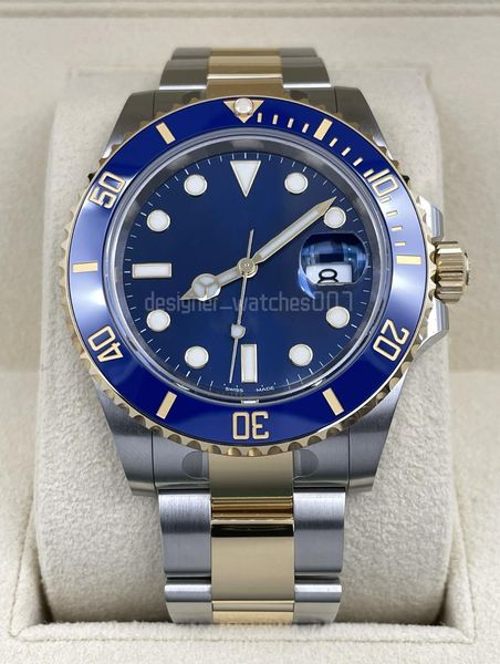 

luxury man automatic mechanical watch 40mm 904l stainless steel swimming designer watches classic sapphire luminous wristwatch business casu, Slivery;brown