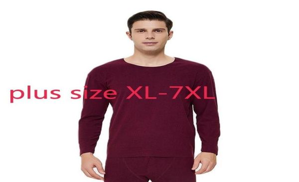

new arrival fashion super large men autumn coat thermal underwear velvet trace self heating plus size xl 2xl 3xl 4xl 5xl 6xl 7xl 27306595, Black;white