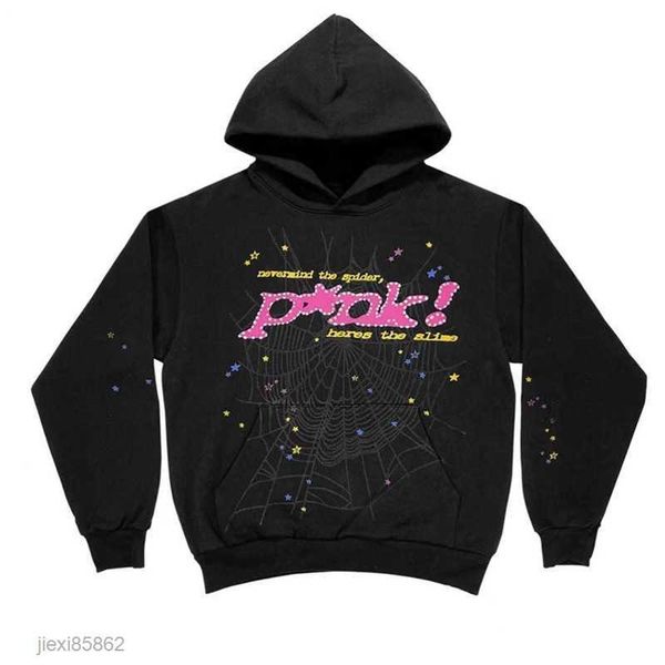 

sp5der young hoodies 555 spider hoodie men women designer embroidered sweatshirt graphic 555555 sweatshirts pullovers, Black
