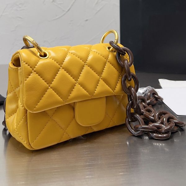 

bag for women designer bags crossbody handbags fashion gold logo chain brand leather shoulder wallet classic flap solid color underarm purse