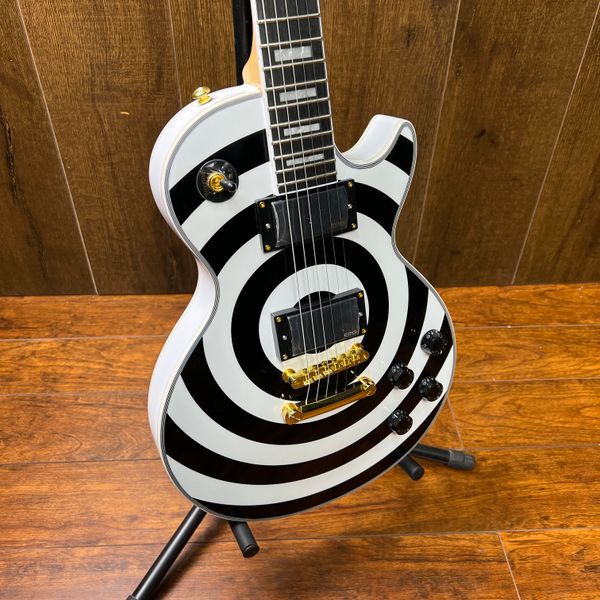 

custom zakk wylde signature electric guitar gold hardware rose wood fingerboard452