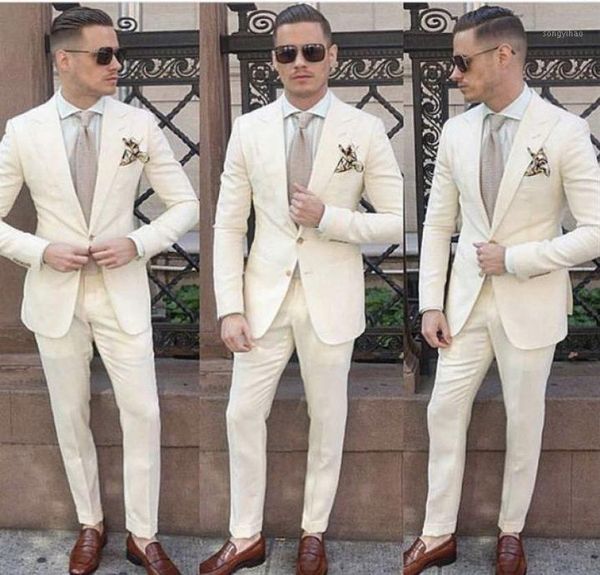 

men039s suits blazers beige blazer pants design men suit groom tuxedo slim fit two pieces custom wedding prom blazer13519059, White;black