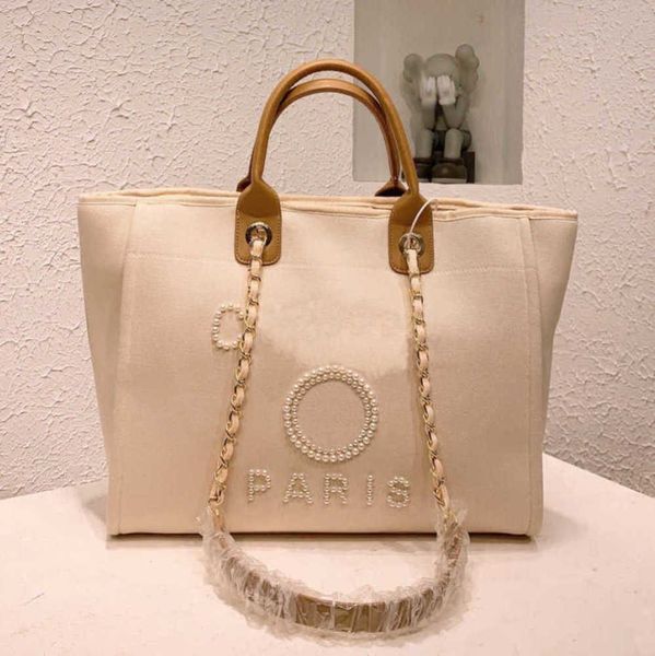 

luxury fashion women's beach bags pearl hand bag brand cc designers women tote evening handbag large capacity female backpacks small po