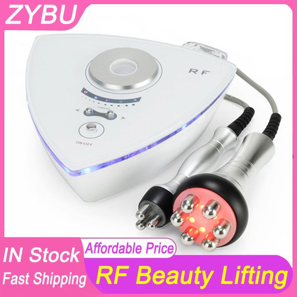 

portable 2 in 1 rf skin lifting face body eye care beauty machine bipolar rf multipolar radio frequency anti aging wrinkle removal with 2 pr