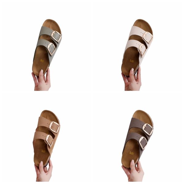 

2023 new sandals man big buckle sandal women black white fashion sandals