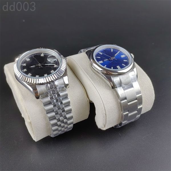 

moissanite watches men luxury lady watch black white quartz dial luminous 116234 montre homme datejust 41mm 36mm 28/31mm 904l designer watch, Slivery;brown