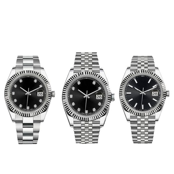 

mens automatic mechanical ceramics watches 41mm full stainless steel folding buckle swimming wristwatche sapphire lens luminous watch montre, Slivery;brown