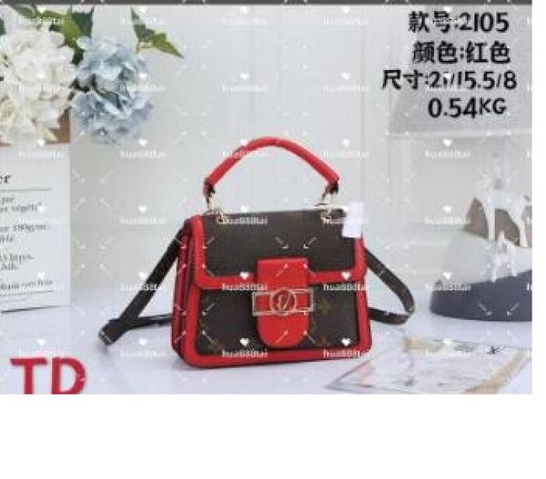 

the tote bag new designer bag cool practical medium capacity plain crossbody shoulder handbag leather embossing casual square wallet 5512