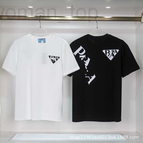 

women's t-shirt designer pjia 23 early spring new letter printing simple comfortable soft loose short sleeve t-shirt w9jr, White