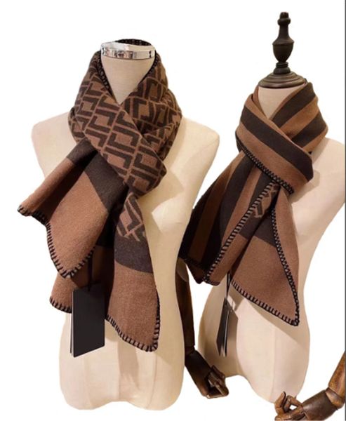 

designer wool scarf autumn/winter warm men's and women's classic double-sided wool jacquard, Blue;gray