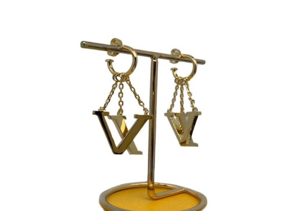 

fashion gold dangle chandelier earrings for lady women party wedding lovers gift engagement jewelry with box nrj9636619, Silver