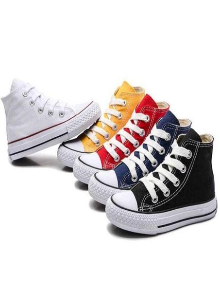 

children shoes for girl baby sneakers new spring 2019 fashion high canvas toddler boy shoe kids classic canvas shoes 65 y190571568832, Black;red