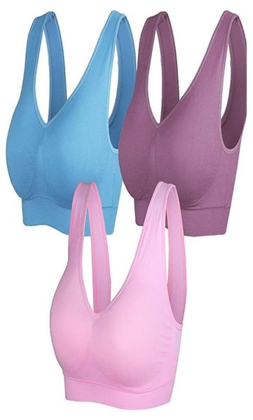 

yoga women sport fitness women padded push up sports bra yoga bra running gym ps size sport shirt workout5145451, White