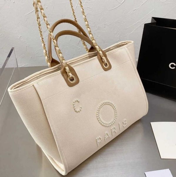 

women's luxury fashion beach bags pearl hand bag brand cc designers women tote evening handbag large capacity female backpacks small po