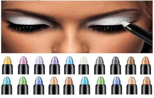 

15 colors highlighter eyeshadow pencil waterproof glitter matte nude eye shadow makeup pigment cosmetics white eyeliner pen88407035976992