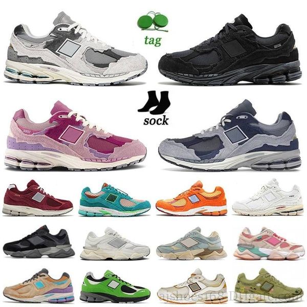 

new 2002r protection pack 9060 2002r running shoes designer for men women pink phantom retro on sea salt 2002 r rain cloud casual shoes ball
