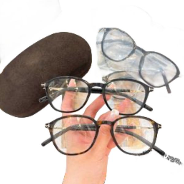 

designer tom sunglasses women men ford luxury brand summer casual 23 new home eyeglass frame women's net red same plain face black box, White;black